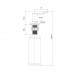 Дозатор, латунь, графит, Kitchen Line, IDDIS, SDIGM01i59