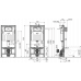 Инсталляция для унитазов AlcaPlast SadromodulAM101/1120V с возможностью вентиляции
