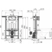 Инсталляция для унитазов AlcaPlast Jadromodul AM102/850