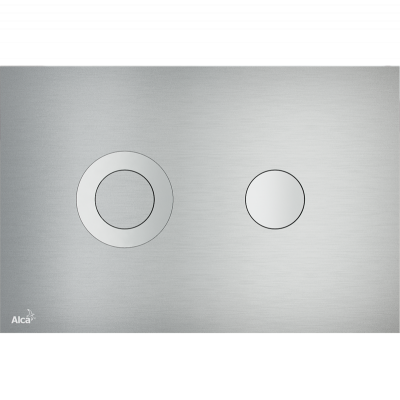 Кнопки смыва AlcaPlast FLAT ALUNOX TURN металл–матовый