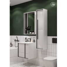 Тумба Aquaton Ривьера 60 белый матовый 1A238801RVX20 с раковиной ROCA VICTORIA-N 60 732799E000