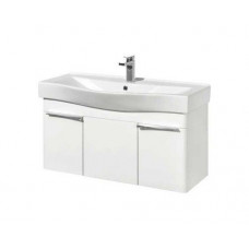 Тумба Aquaton Беверли 100 белый 1A236701BV010 С РАКОВИНОЙ Santek БЕВЕРЛИ 100 1WH302502