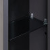 Шкаф - колонна AQUATON Ар-Деко, 2 створки, серый кобальт, 1A284703DD8D0
