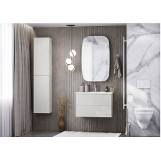 ТУМБА AQUATON Сохо 75 (Слэйт / Галька серая) 1A258101AJ9A0 С РАКОВИНОЙ Santek ЭЛИНА 75 1WH501619