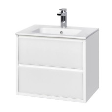 Тумба Aquaton Римини 60 (Белый Глянцевый) 1A226601RN010 NEW с раковиной ROCA VICTORIA-N 60 732799E000