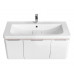 Тумба Aquaton Шерилл 105 белый 1A206301SH010 с раковиной Aquaton Шерилл 105 1A71323KSH010