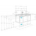 Тумба Aquaton Шерилл 105 белый 1A206301SH010 с раковиной Aquaton Шерилл 105 1A71323KSH010