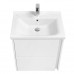 Тумба Aquaton Стоун 60 (Белый Глянцевый) 1A231401SX010 с раковиной Santek МИРАНДА 60 1WH302421