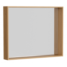 Зеркало Aqwella Basic 100 x 80 см, дуб золотой, BAS0210DZ Зеркало Aqwella Basic 100 x 80 см, дуб золотой, BAS0210DZ