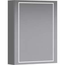 Зеркальный шкаф левый с подсветкой Aqwella Simplex 55 см SLX0455L белый