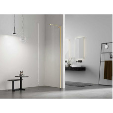 Душевая перегородка Azario Кронос 100х200 AZ-6310-100-BGL-CL цвет брашированное золото