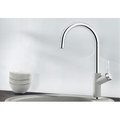 Смеситель для кухни Blanco Carena Silgranit алюметаллик  520973