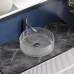 Раковина Ceramicanova Cristal чаша накладная круглая 360*360*112мм, прозрачная, CN6062