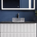 Раковина Ceramicanova Cristal чаша накладная круглая 360*360*112мм, прозрачная, CN6062