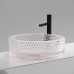 Раковина Ceramicanova Cristal чаша накладная круглая 360*360*112мм, розовый, CN6061