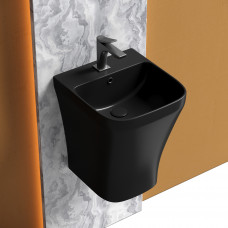 Раковина моноблок подвесная Ceramicanova DION, черный матовый,  CN6067MB