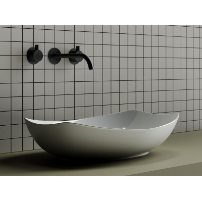 Умывальник чаша накладная овальная Ceramica Nova Element 560*400*155мм CN5016