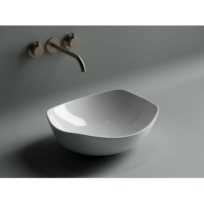 Умывальник чаша накладная овальная Ceramica Nova Element 420*385*145мм CN5017