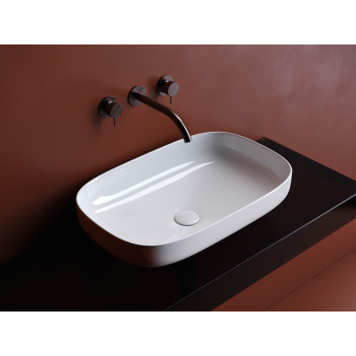 Раковина Ceramicanova Element  накладная прямоугольная 600*380*150мм, CN5030