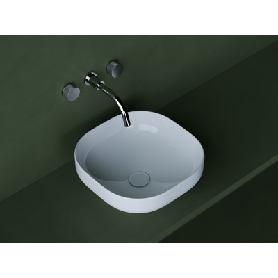 Раковина Ceramicanova чаша накладная квадратная Element 380*380*150мм, CN5032