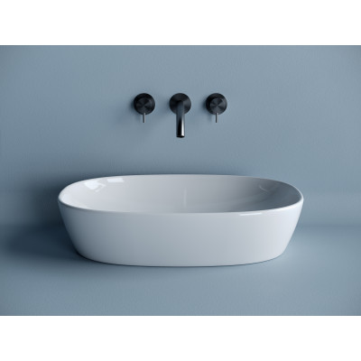 Раковина Ceramicanova чаша накладная овальная Element 600*380*140мм, CN5039