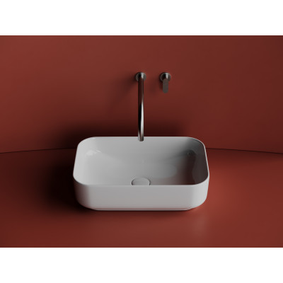 Раковина Ceramicanova Element чаша накладная прямоугольная 510*340*140мм, CN5043