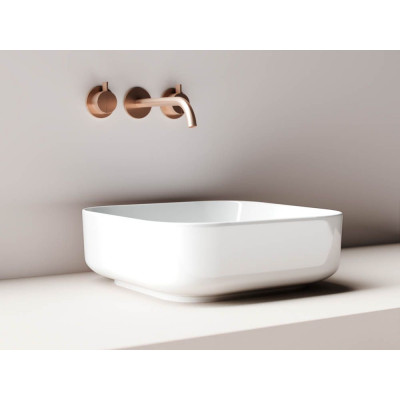 Умывальник чаша накладная квадратная Ceramica Nova Element 385*385*135мм CN6012