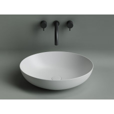 Умывальник чаша накладная овальная (цвет Белый Матовый) Ceramica Nova Element 520*395*130мм CN6017MW