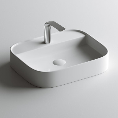 Умывальник чаша накладная прямоугольная Ceramica Nova Element 550*450*110мм CN6034