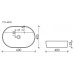 Умывальник накладной Ceramica Nova Element 600*400*125мм CN6035