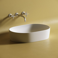 Умывальник чаша накладная овальная (цвет Белый Матовый)  Ceramica Nova Element 600*415*135мм CN6047MW