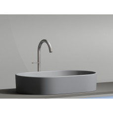 Раковина Ceramicanova Element чаша накладная овальная 600*385*122мм, антрацит матовый, CN6048MH