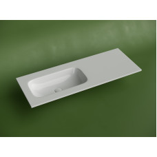 Раковина накладная мебельная Ceramicanova Грация (Grace) 1210x457x137 чаша слева без отверстия под смеситель цвет белый CN7020wx Раковина накладная мебельная Ceramicanova Грация (Grace) 1210x457x137 чаша слева без отверстия под смеситель цвет белый CN7020wx