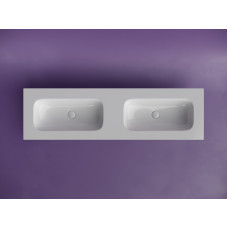 Раковина накладная Ceramica Nova Grace 160 с двумя чашами CN7023wx белая