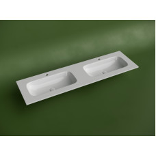 Раковина накладная Ceramica Nova Grace 160 с двумя чашами CN7023 белая
