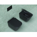 Подвесной унитаз Metric Rimless, черный матовый,  CN3007MB