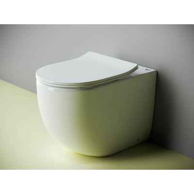 Напольный приставной унитаз Ceramica Nova Metropol Rimless CN4004