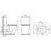 Унитаз компакт напольный Ceramica Nova MIA CN1801