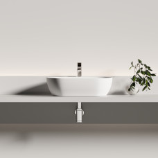 Раковина накладная Ceramica Nova Twist 50 CN12001MW белая матовая