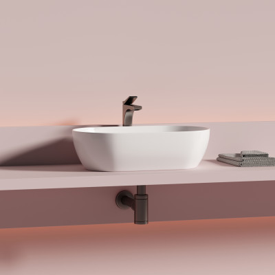 Раковина накладная Ceramica Nova Twist 50 см CN12001 белая
