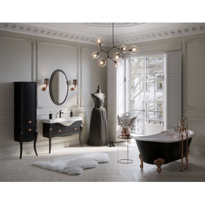 Зеркало Clarberg Borgia 65, черный, BOR0210BLK