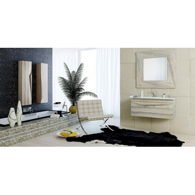 Зеркало 100х100 см светлое дерево Clarberg Papyrus Wood Pap-w.02.10/LIGHT