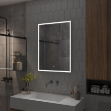 Зеркало с подсветкой Континент Kant Frame White Led 600х800 ЗЛП944, 4630075693751