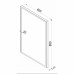 Зеркало с подсветкой Континент Kant Frame White Led 600х800 ЗЛП944, 4630075693751