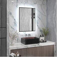 Зеркало с подсветкой Континент Kant Meridian Black Led 600х800 ЗЛП4930, бесконтактный сенсор, 4660331837087