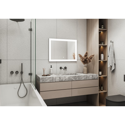 Зеркало Континент "Relax Led" 800x600