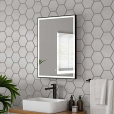 Зеркало с подсветкой Континент Kant Strong Black Led 700х1000 ЗЛП136, 4660124903852