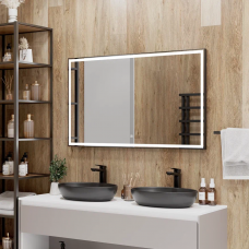 Зеркало с подсветкой Континент Kant Strong Black Led 1200х700 ЗЛП4901, 4660331836189 Зеркало с подсветкой Континент Kant Strong Black Led 1200х700 ЗЛП4901, 4660331836189