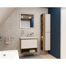 Пенал подвесной Эстет Monaco Wood 400*350*1747, правосторонняя, ФР-00010688