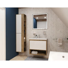 Пенал подвесной Эстет Monaco Wood 400*350*1747, левосторонняя, ФР-00010687
